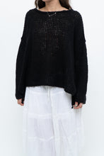 Load image into Gallery viewer, FREE PEOPLE x Black Knit Lightweight Sweater (XS-M)