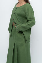 Load image into Gallery viewer, Vintage x Green Linen Set (XS, S)