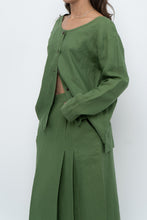 Load image into Gallery viewer, Vintage x Green Linen Set (XS, S)