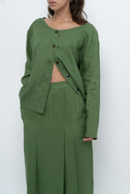 Load image into Gallery viewer, Vintage x Green Linen Set (XS, S)