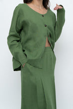 Load image into Gallery viewer, Vintage x Green Linen Set (XS, S)
