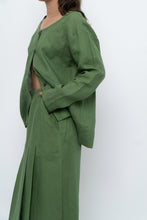 Load image into Gallery viewer, Vintage x Green Linen Set (XS, S)