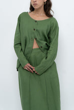 Load image into Gallery viewer, Vintage x Green Linen Set (XS, S)