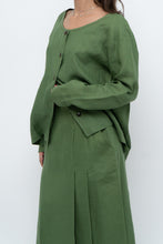 Load image into Gallery viewer, Vintage x Green Linen Set (XS, S)