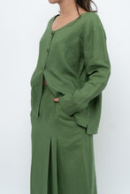Load image into Gallery viewer, Vintage x Green Linen Set (XS, S)
