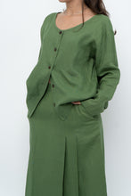 Load image into Gallery viewer, Vintage x Green Linen Set (XS, S)
