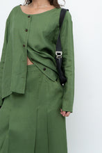 Load image into Gallery viewer, Vintage x Green Linen Set (XS, S)