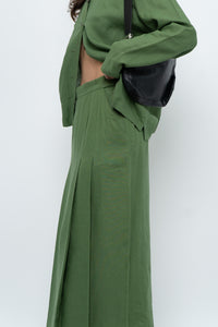 Vintage x Green Linen Set (XS, S)