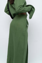 Load image into Gallery viewer, Vintage x Green Linen Set (XS, S)