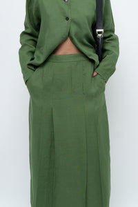 Vintage x Green Linen Set (XS, S)
