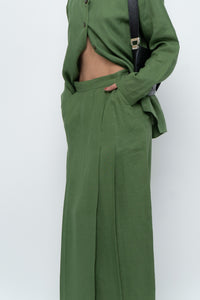 Vintage x Green Linen Set (XS, S)