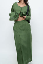 Load image into Gallery viewer, Vintage x Green Linen Set (XS, S)