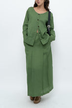Load image into Gallery viewer, Vintage x Green Linen Set (XS, S)