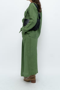 Vintage x Green Linen Set (XS, S)