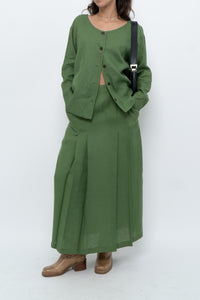 Vintage x Green Linen Set (XS, S)