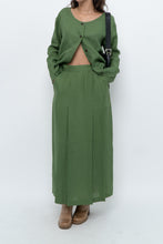 Load image into Gallery viewer, Vintage x Green Linen Set (XS, S)