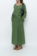 Load image into Gallery viewer, Vintage x Green Linen Set (XS, S)