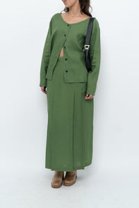 Vintage x Green Linen Set (XS, S)