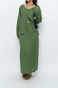 Vintage x Green Linen Set (XS, S)