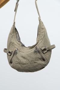 DIESEL x Olive Green Denim Purse