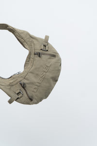 DIESEL x Olive Green Denim Purse