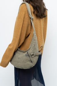 DIESEL x Olive Green Denim Purse