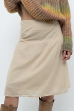 Load image into Gallery viewer, Vintage x Beige Soft Midi Skirt (XS)