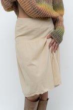 Load image into Gallery viewer, Vintage x Beige Soft Midi Skirt (XS)