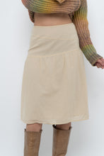 Load image into Gallery viewer, Vintage x Beige Soft Midi Skirt (XS)
