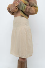 Load image into Gallery viewer, Vintage x Beige Soft Midi Skirt (XS)