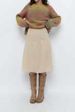Load image into Gallery viewer, Vintage x Beige Soft Midi Skirt (XS)