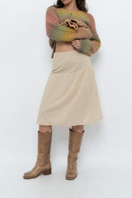 Load image into Gallery viewer, Vintage x Beige Soft Midi Skirt (XS)