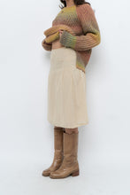 Load image into Gallery viewer, Vintage x Beige Soft Midi Skirt (XS)