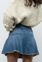 Load image into Gallery viewer, Vintage x TOMMY HILFIGER Denim Pleated Mini Skirt (M)