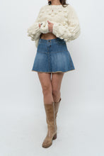 Load image into Gallery viewer, Vintage x TOMMY HILFIGER Denim Pleated Mini Skirt (M)