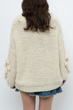 Load image into Gallery viewer, Modern x Cream Chunky Knit Heart Oversized Sweater (XS-L)