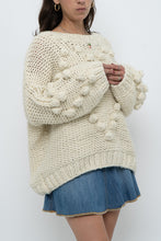 Load image into Gallery viewer, Modern x Cream Chunky Knit Heart Oversized Sweater (XS-L)
