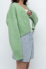 Load image into Gallery viewer, Modern x ZARA Light Green Oversized Wool Knit Cardigan (XS-M)