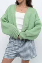 Load image into Gallery viewer, Modern x ZARA Light Green Oversized Wool Knit Cardigan (XS-M)