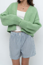 Load image into Gallery viewer, Modern x ZARA Light Green Oversized Wool Knit Cardigan (XS-M)