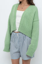 Load image into Gallery viewer, Modern x ZARA Light Green Oversized Wool Knit Cardigan (XS-M)