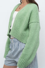 Load image into Gallery viewer, Modern x ZARA Light Green Oversized Wool Knit Cardigan (XS-M)