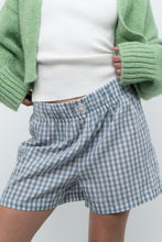 Load image into Gallery viewer, Modern x Blue Gingham Boxer Short (S)