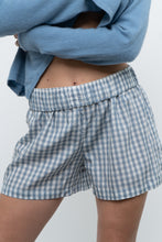 Load image into Gallery viewer, Modern x Blue Gingham Boxer Short (S)