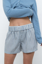 Load image into Gallery viewer, Modern x Blue Gingham Boxer Short (S)