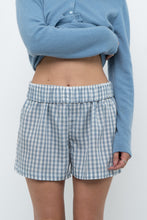 Load image into Gallery viewer, Modern x Blue Gingham Boxer Short (S)