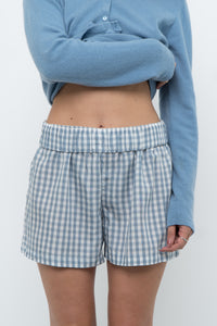 Modern x Blue Gingham Boxer Short (S)