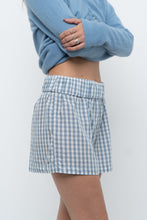 Load image into Gallery viewer, Modern x Blue Gingham Boxer Short (S)