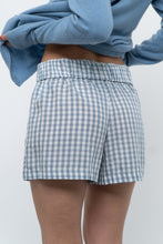 Load image into Gallery viewer, Modern x Blue Gingham Boxer Short (S)