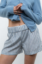 Load image into Gallery viewer, Modern x Blue Gingham Boxer Short (S)